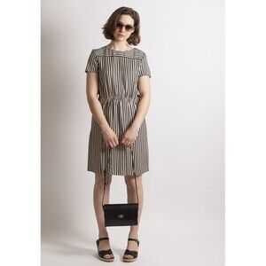 A.P.C. Robe Key West Dark Navy Dress BNWT Sz 6 (38)